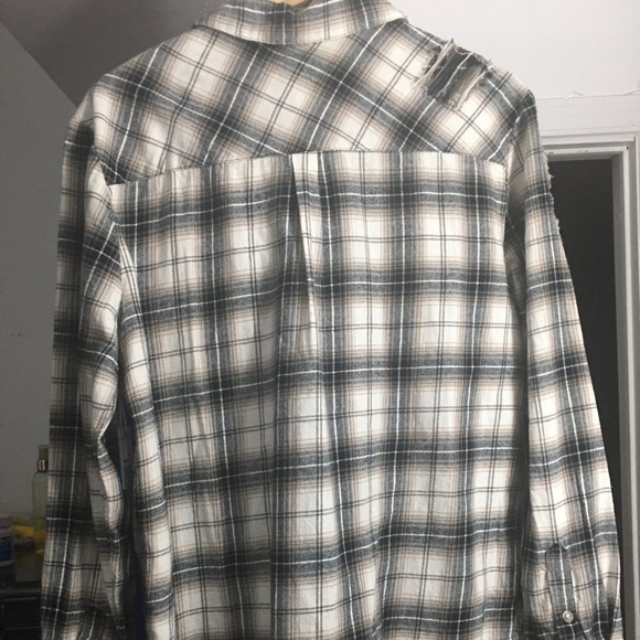 NWT Forever 21 Plaid Grunge-style Shirt - Picture 5 of 5